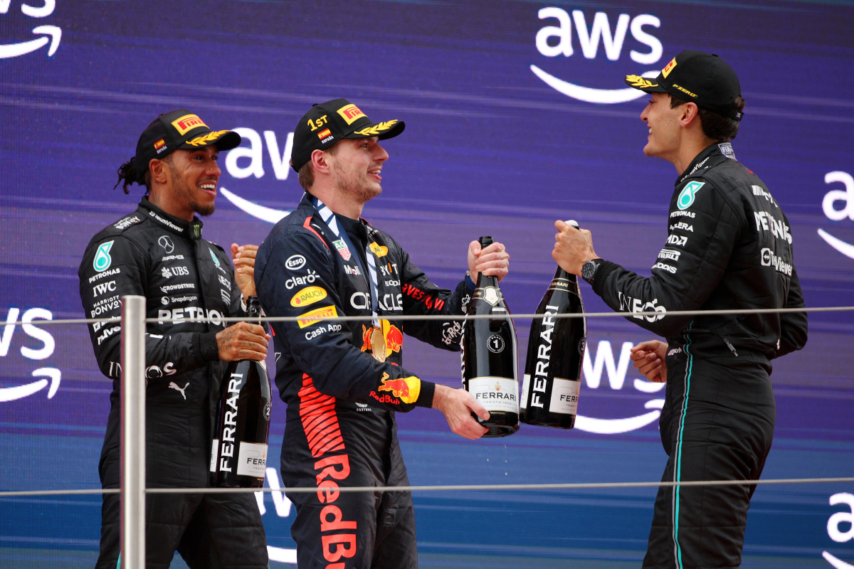 Lewis Hamilton - Max Verstappen - George Russell